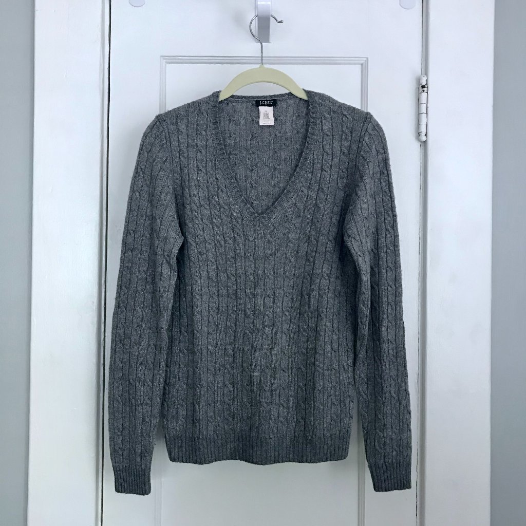 J. Crew Cable Knit Med